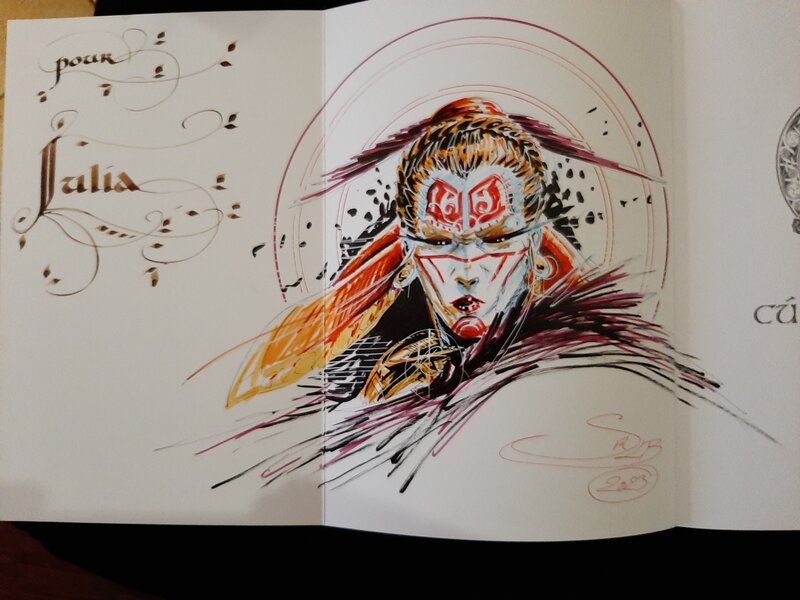 Ronan Seure Le Bihan, Cúchulainn - La Grande Reine - tome 2 - Sketch