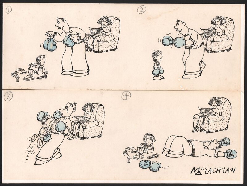 Boxing by Edward McLachlan - Comic Strip