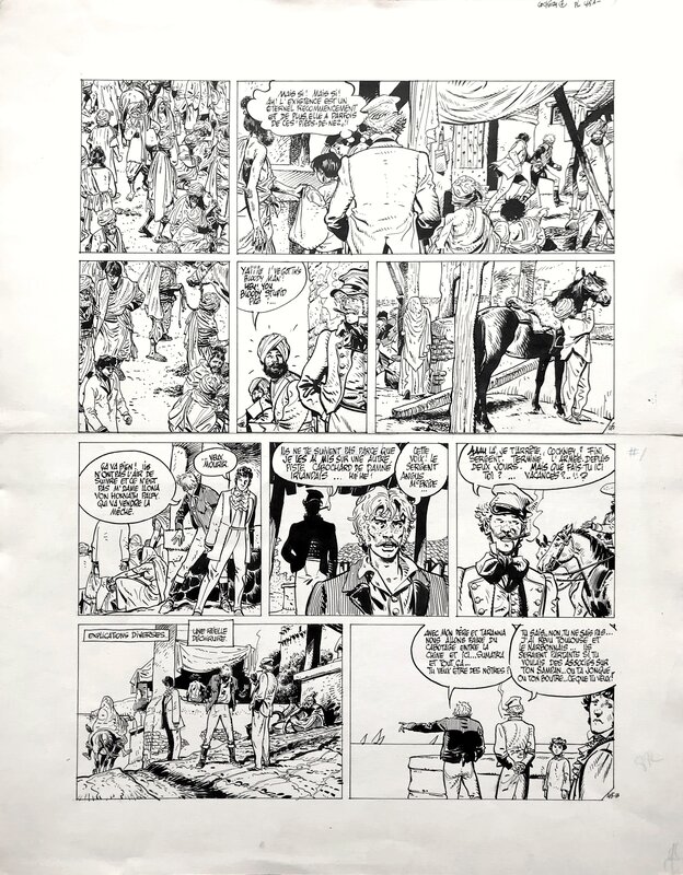 Franz, Lester Cockney T7- La Déchirure pl. 45 - Planche originale