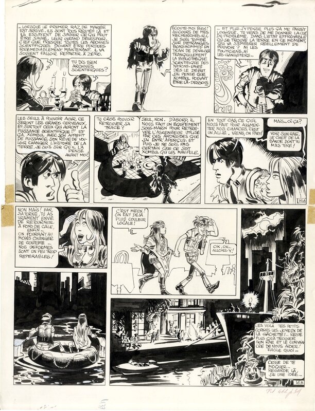 Jean-Claude Mézières, Valerian - Cité des Eaux Mouvantes - Comic Strip