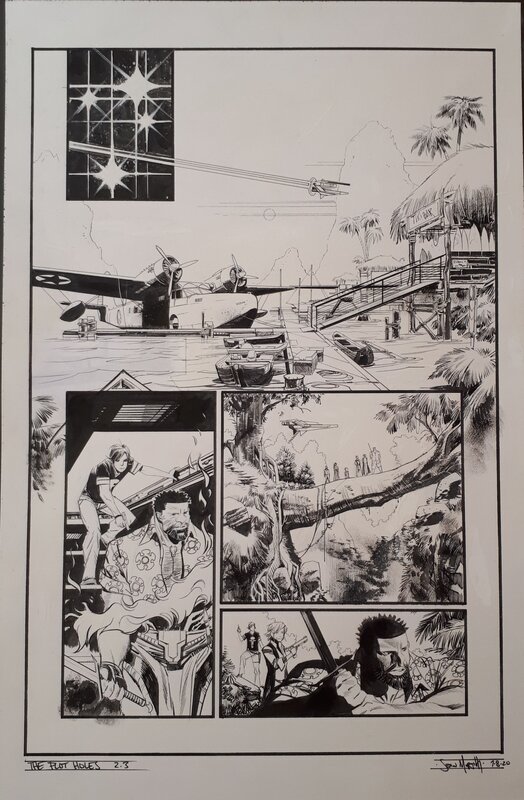 Sean Murphy, The Plot Holes Mission - Planche originale