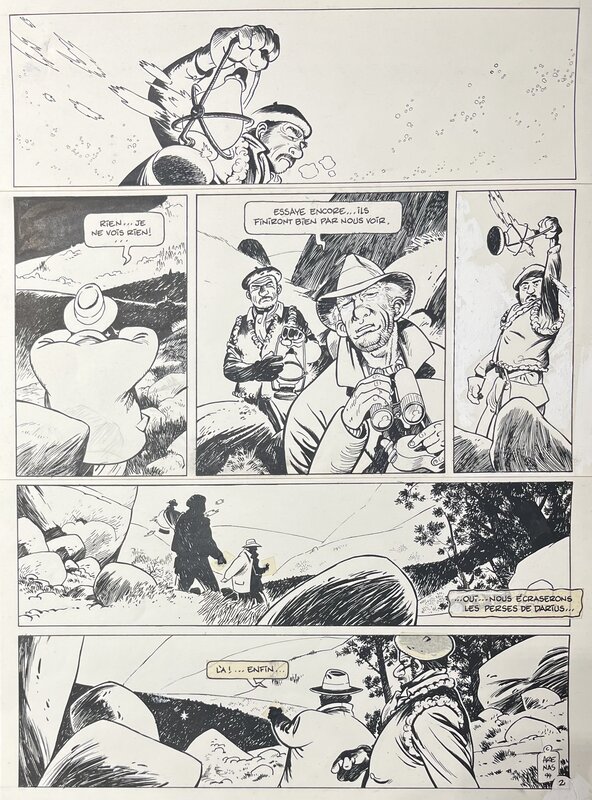 Man Arenas - planche originale - Comic Strip