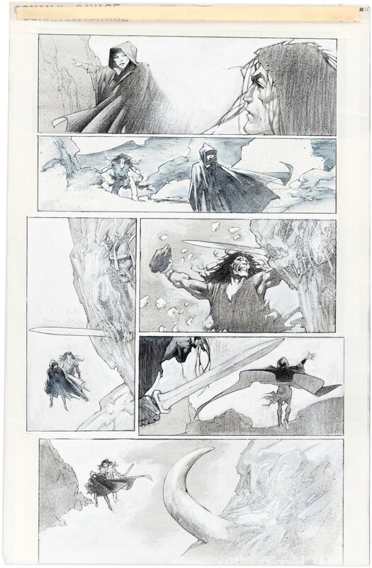 Val Mayerik, Conan the Savage - Issue 8 p15 - Planche originale
