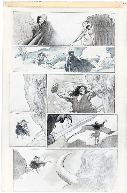 Val Mayerik, Mike Baron, Conan the Savage - Ivory - Issue 8 p15 - Comic Strip