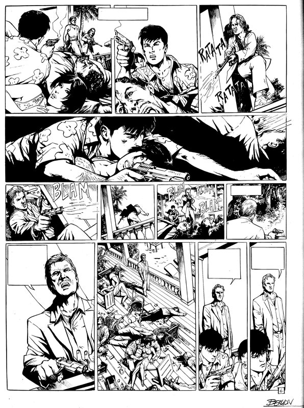 Tony Corso par Olivier Berlion - Planche originale