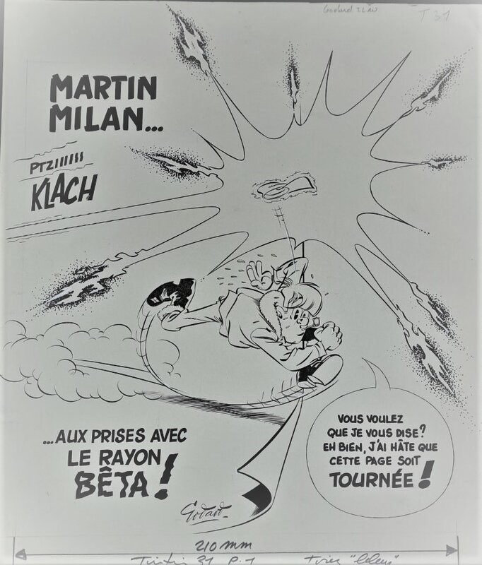 Christian Godard, Destination guet-apens, Martin Milan - Couverture originale