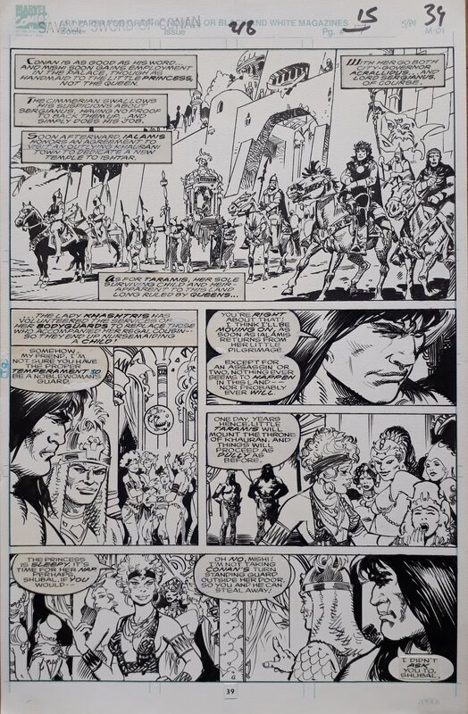 Esteban Maroto, Roy Thomas, Janice Chiang, Andrew J. Offutt, Savage sword of Conan - Comic Strip