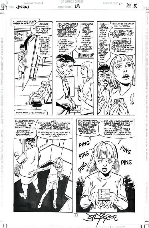 John Byrne, JACK KIRBY'S FOURTH WORLD #15 page 8 - Planche originale