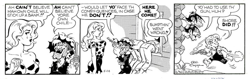 Al Capp, Li'l Abner . Strip du 24 mai 1962 . - Comic Strip