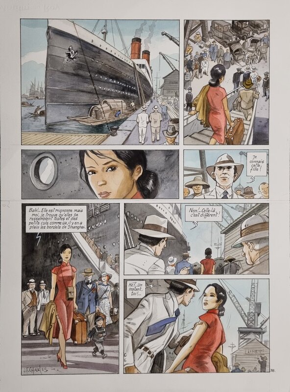 China LI by Jean-François Charles, Maryse Charles - Comic Strip