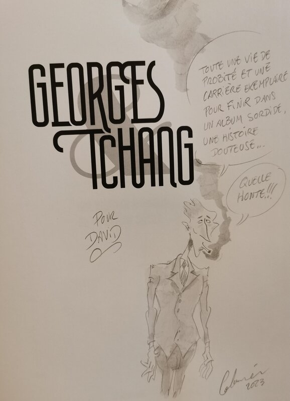 Georges & Tchang by Laurent Colonnier - Sketch