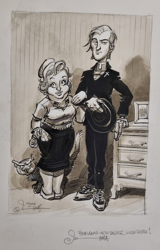 Soda et sa mère by Dan Verlinden, Tome - Original Illustration