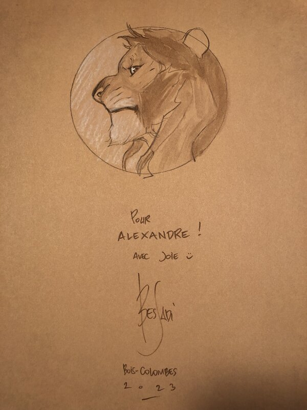 L'ogre lion by Bruno Bessadi - Sketch