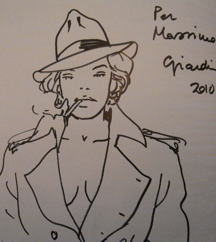 Sam Pezzo femme. by Vittorio Giardino - Sketch