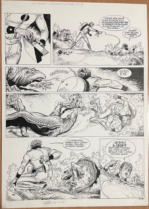 For sale - Paape - Luc Orient Page - Comic Strip