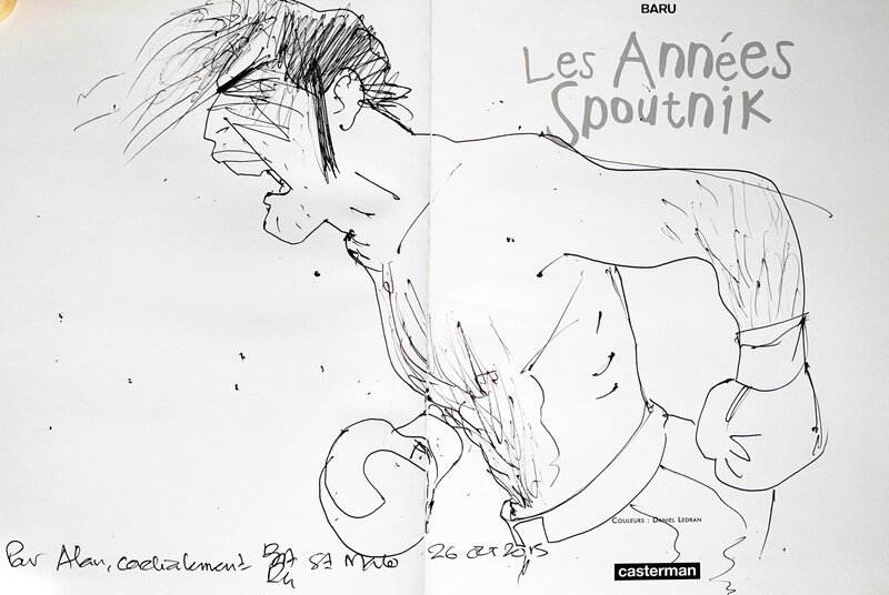 Superbe grande dédicace Baru 2015 - Sketch