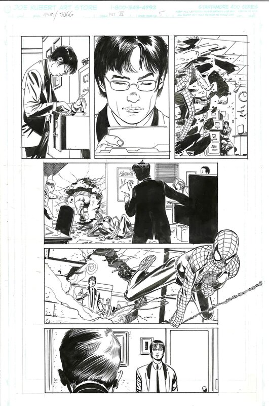 Lee Weeks, Amazing Spider-man - Spidey & juggernaut & William Nguyen - Comic Strip
