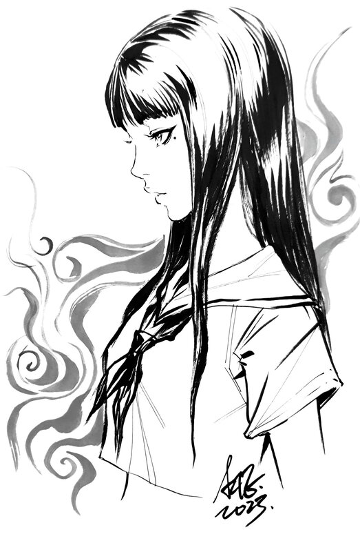 Tomie by Artgerm - Original Illustration