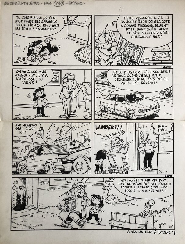 Microzathlètes by Didgé, Georges Van Linthout - Comic Strip