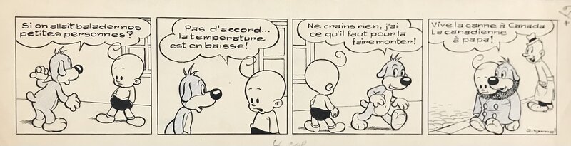 Strip Pif Le Chien par José Cabrero Arnal - Planche originale