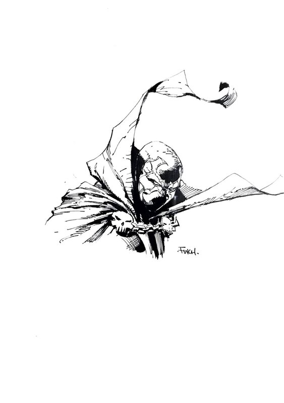 Spawn par David Finch - Illustration originale