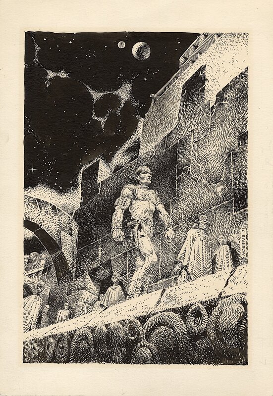 Moebius, 1971 - L'arme de nulle part * - Original Illustration