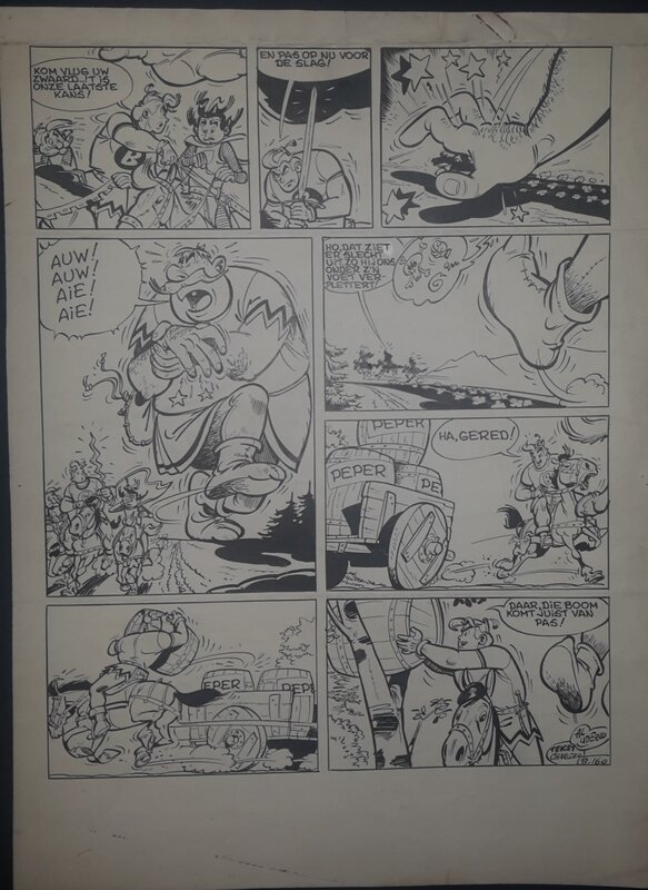 Quand Belloy (Uderzo) a fort à faire... - Comic Strip