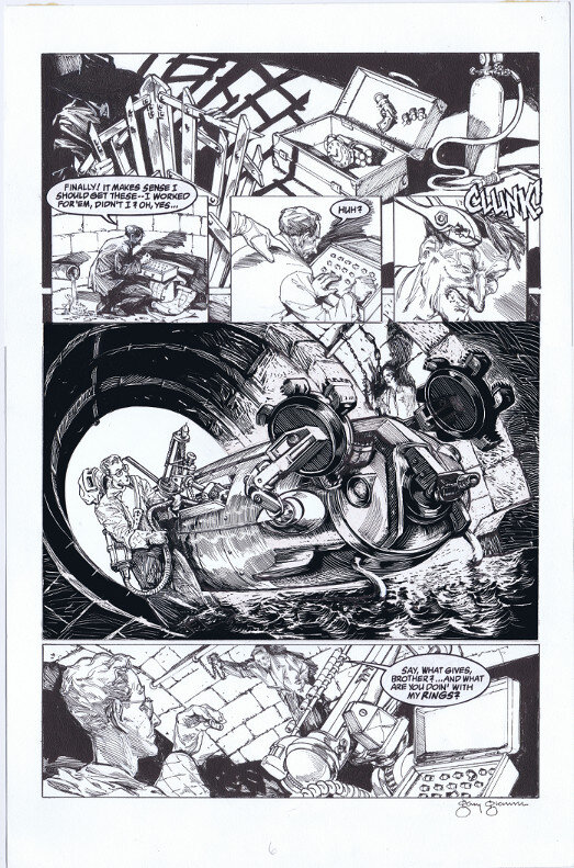 Shadow page by Gary Gianni - Comic Strip