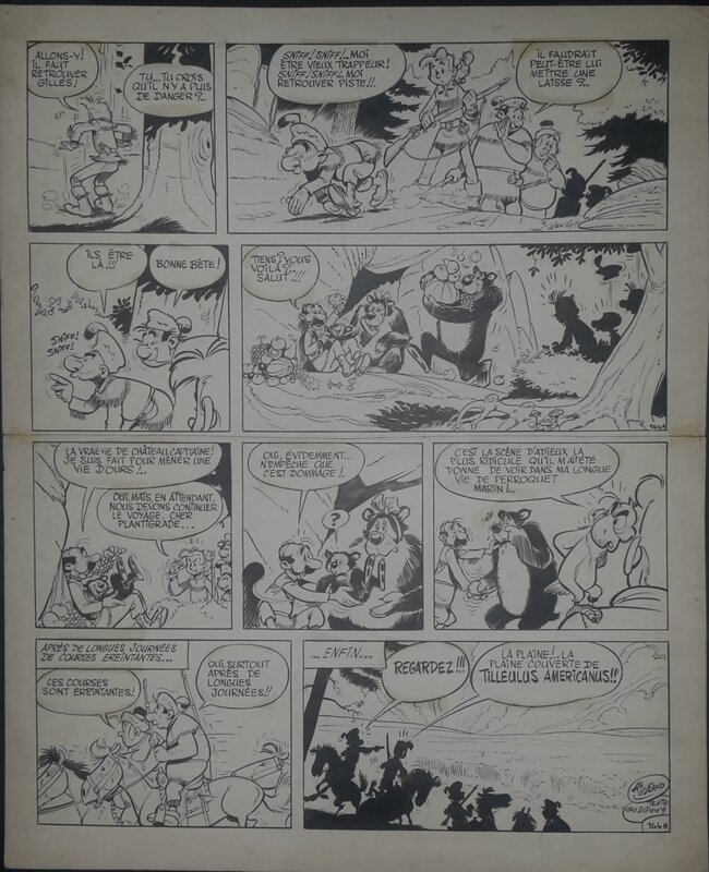For sale - Albert Uderzo, René Goscinny, Jehan Pistolet à la rencontre des ours... - Comic Strip