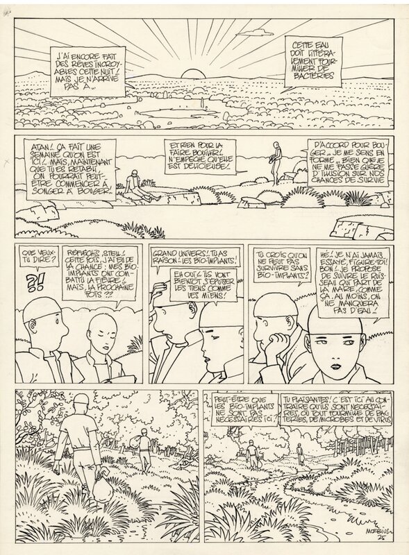 Les jardins d’Edena by Moebius - Comic Strip