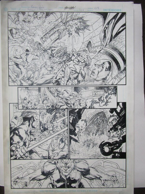 Ivan Reis, Rann / TTHANAGAR N° 4 page 7 - Planche originale