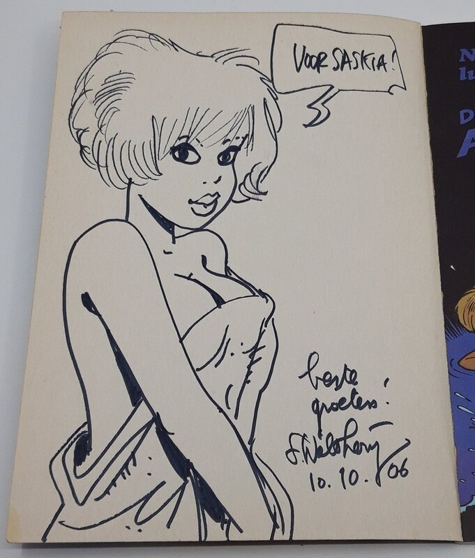 Natacha Tome 6 by François Walthéry - Sketch