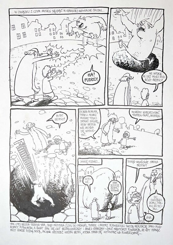 Tymek i Mistrz by Tomasz Lesniak - Comic Strip