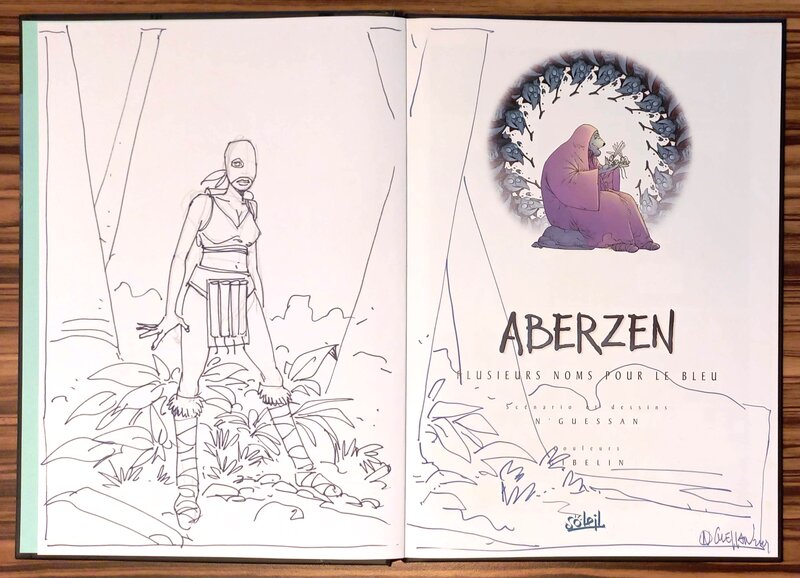 Aberzen - dedicace par Marc N'Guessan - Dédicace