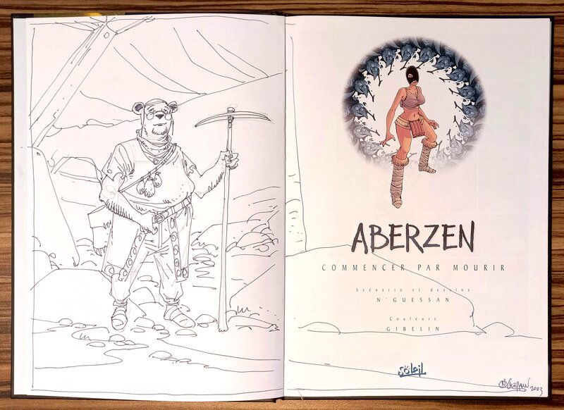 Aberzen - dedicace by Marc N'Guessan - Sketch
