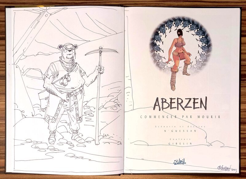 Aberzen - dedicace par Marc N'Guessan - Dédicace