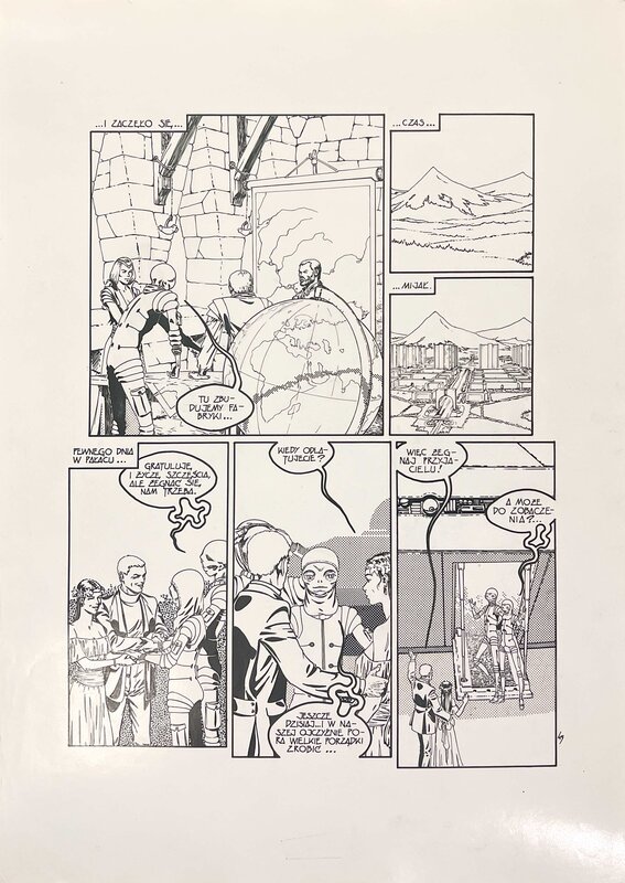 Jaroslaw Musial, The second middle ages (Czciciele żelaza), p 45 - Comic Strip