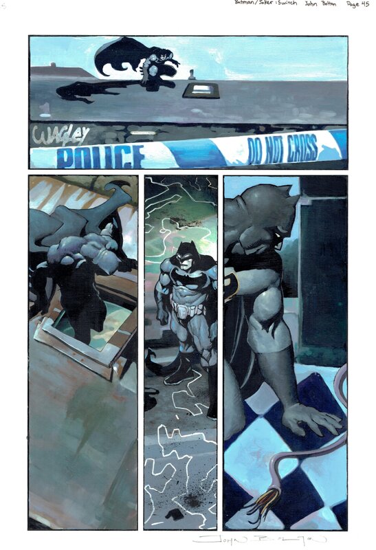 John Bolton, Batman / Joker Switch Pg.45 - Planche originale