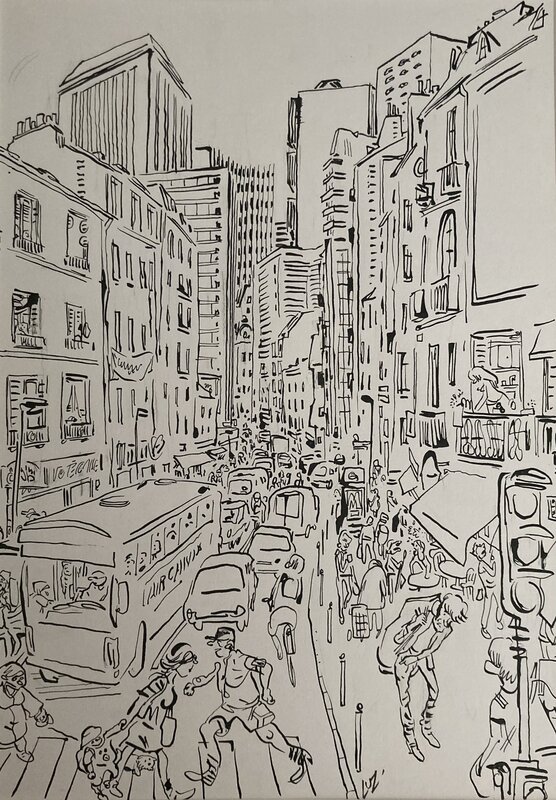 Vernon Subutex par Luz - Planche originale