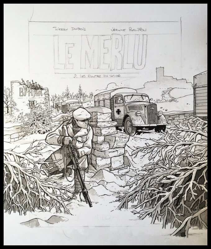 Le Merlu tome 2 by Jérôme Phalippou - Original Cover