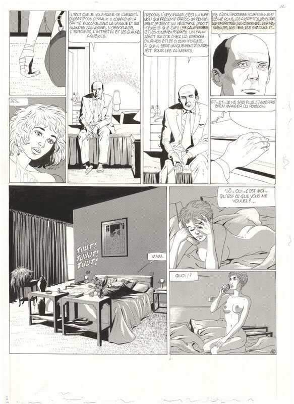 Renaud, Jean Dufaux, Jessica Blandy - Comme un trou dans la tête - Pl 12 - Planche originale