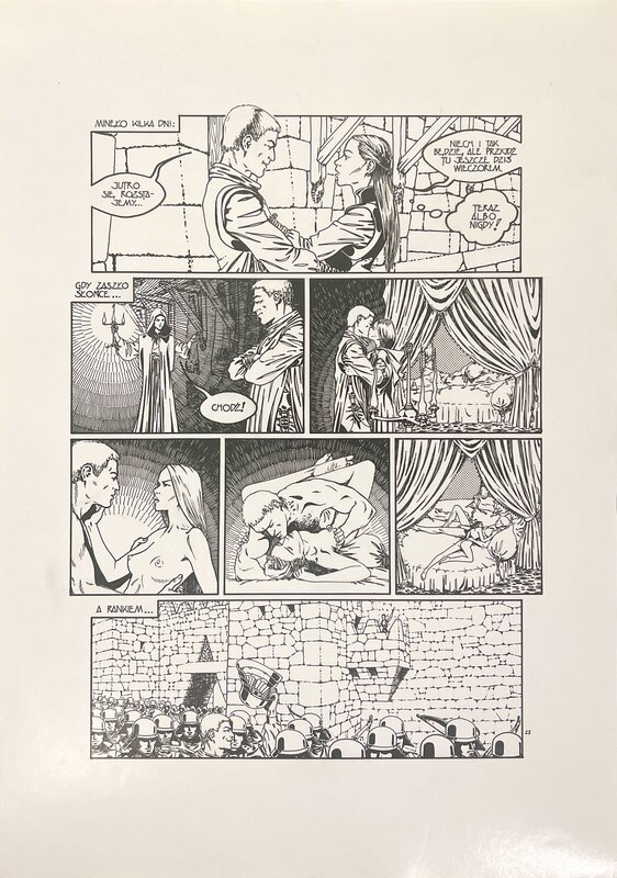 Jaroslaw Musial, The second middle ages (Czciciele żelaza), p 28 - Comic Strip