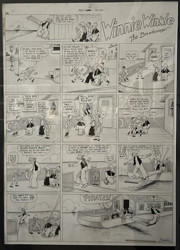 Martin Branner, Winnie Winkle (Bicot) - Comic Strip