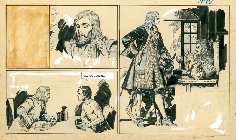 José Luis Salinas, Hernan el Corsario 5/20/40 - Comic Strip