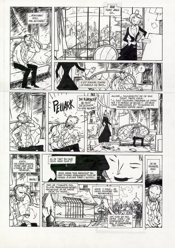 En vente - Alfred, Le désespoir du singe - Tome 1, Page 2 - Planche originale