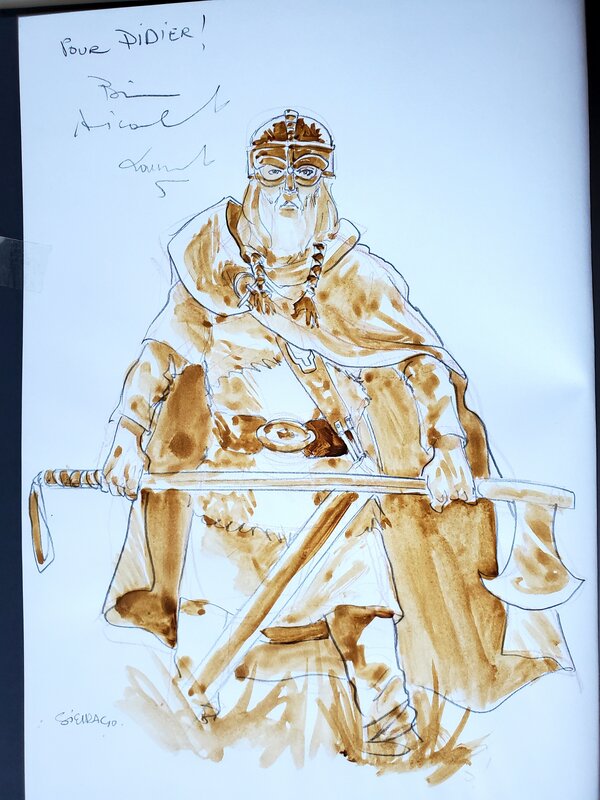 Laurent Sieurac, LES RACINES DE L'ORDRE NOIR T1 VIKINGS - Sketch