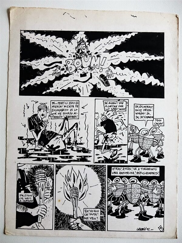 GALDRIC SALA, 2/3 La chasse aux cafards - Comic Strip