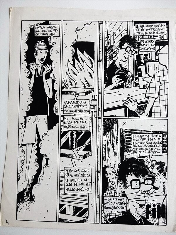 GALDRIC SALA, 3/3 La chasse aux cafards - Comic Strip