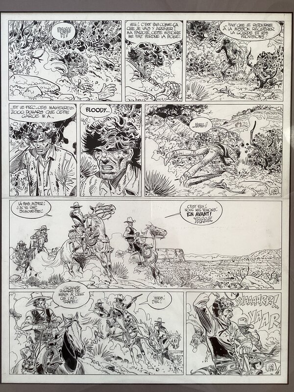 Jean Giraud, Blueberry - Arizona  love - Comic Strip