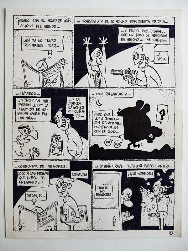 Mèl, 1/4 La rédemption de GENARO - Planche originale